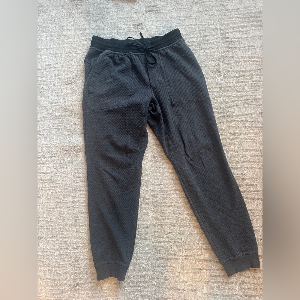 Men's Black Drawstring Jogger Pants